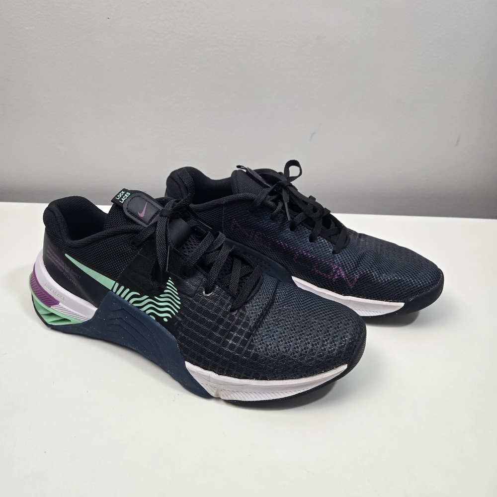 Nike Women's Metcon 8 Black Valerian Blue Training Shoes